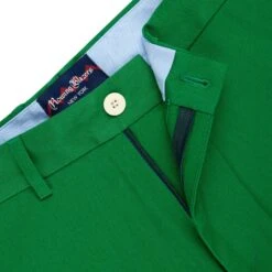 Men's Cotton Trim Fit Twill Trousers -Clothing Store color green 2 eceb01e3 34e1 4301 8c3f d595b3c5bbe1