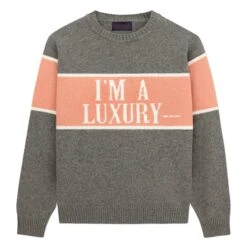 Gyles & George Men's "I'm A Luxury" Sweater 31 Gyles & George Men's "I'm A Luxury" Sweater -Clothing Store color grey 1 ba2872ed 11c5 47ae ba7f acd91eb0b4cd