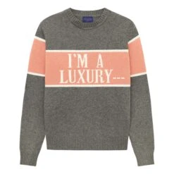 Gyles & George Women's "I'm A Luxury" Sweater 33 Gyles & George Women's "I'm A Luxury" Sweater -Clothing Store color grey 1 f64f1efc 6112 4af7 8d17 e9cd029e029a v2