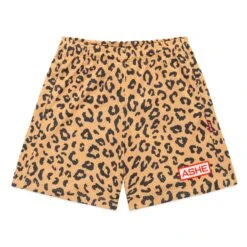 Ashe Sport Logo Mesh Short -Clothing Store color leopard 1