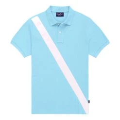 Harriman Satin-Stripe Polo Shirt 26 Harriman Satin-Stripe Polo Shirt -Clothing Store color light blue 1 1be0890f 4b7f 4d33 8540 fdfe98ab8b78