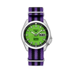 Rowing Blazers X Seiko 5 Sports Watch (Limited Edition 2022) -Clothing Store color lime 2