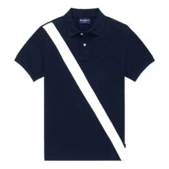 Harriman Satin-Stripe Polo Shirt 28 Harriman Satin-Stripe Polo Shirt -Clothing Store color navy 1 b25adb9d 5163 400d 9bcb 7ab7d77c18d6