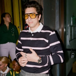 Hockney Stripe #2 Rugby 9 Hockney Stripe #2 Rugby -Clothing Store color navy pink 4