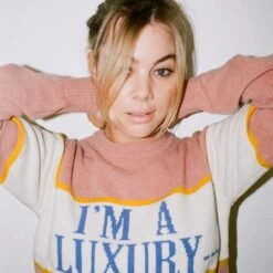 Gyles & George Women's "I'm A Luxury" Sweater 32 Gyles & George Women's "I'm A Luxury" Sweater -Clothing Store color pink 11 6e501ad6 f339 4f93 8a6b d8ed2805c7b5