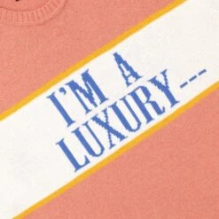 Gyles & George Men's "I'm A Luxury" Sweater 23 Gyles & George Men's "I'm A Luxury" Sweater -Clothing Store color pink 3 967442e2 d573 4ce4 9053 09f76b78bdd0