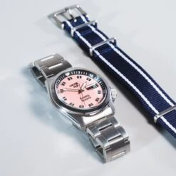 Rowing Blazers X Seiko 5 Sports Watch (Limited Edition 2023) -Clothing Store color pink 6 24ca40ab 7ab6 4066 8c71 5bba31c27ad7