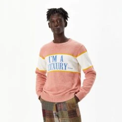 Gyles & George Men's "I'm A Luxury" Sweater 28 Gyles & George Men's "I'm A Luxury" Sweater -Clothing Store color pink 6 616f66d9 fd4d 427d 8847 86f43b748946
