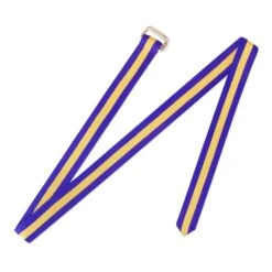 Extra-long Grosgrain Belt -Clothing Store color purple gold 2