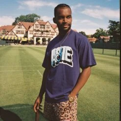 Ashe "Hope" Graphic Tee 17 Ashe "Hope" Graphic Tee -Clothing Store color purple sky 4