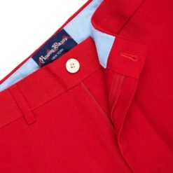 Men's Cotton Trim Fit Twill Trousers -Clothing Store color red 2 e1df0b22 392f 4948 8bd1 0e2ee7164cec