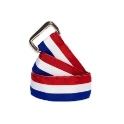 Extra-long Grosgrain Belt -Clothing Store color red white blue 1