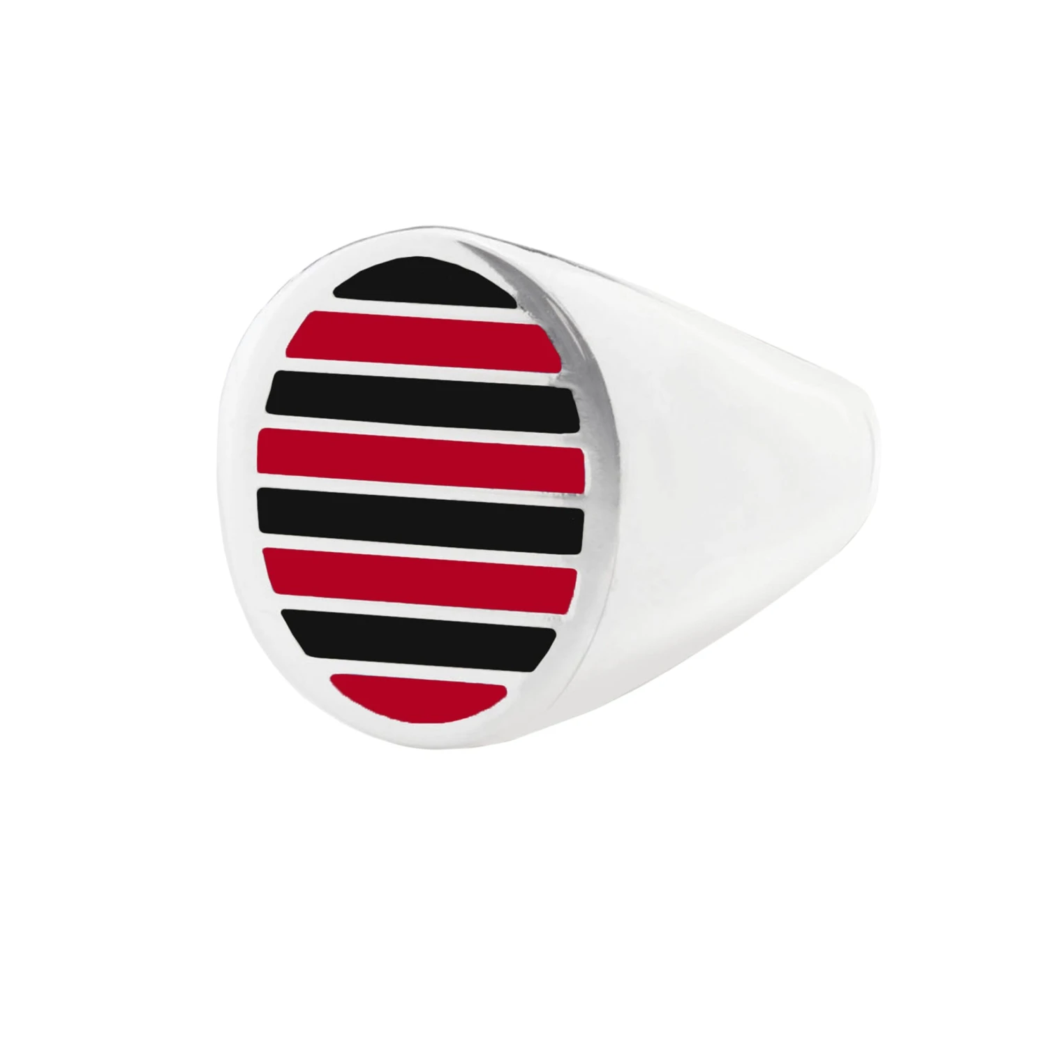 Jessica Biales Red And Black Collegiate Signet Ring 4 Jessica Biales Red And Black Collegiate Signet Ring - Image 2