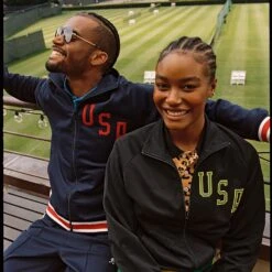 Arthur Ashe Champions Warm-Up Jacket -Clothing Store color soweto 6