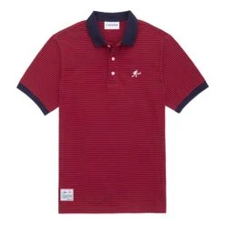 Arthur Ashe 1968 Tennis Polo -Clothing Store color u s a micro stripe 1
