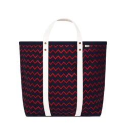Rowing Blazers X J.Stark Woodbine Tote Bag -Clothing Store color zig zag 1