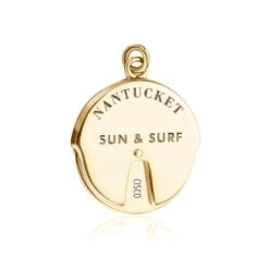 Nantucket Spinner Charm 8 Nantucket Spinner Charm -Clothing Store gold Nantucket spinner sun surf cisco charm jet set candy