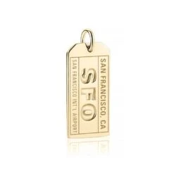 SFO San Francisco Luggage Tag Charm