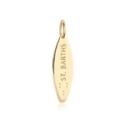 St. Barths Surfboard Charm