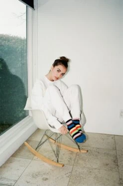 RB Croquet Stripe Crew Socks -Clothing Store image 0689d208 7572 47e9 9b03 a6b9ded974b8