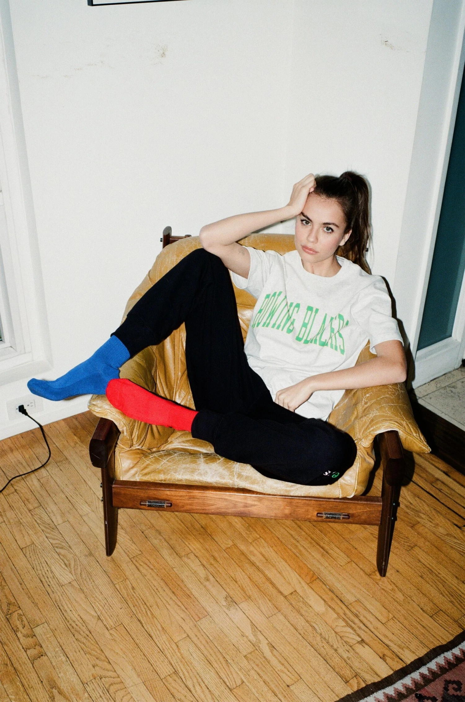 Red And Blue Mismatched Crew Socks 5 Red And Blue Mismatched Crew Socks - Image 3