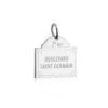 Boulevard Saint-Germain Paris Sign Charm 2 Boulevard Saint-Germain Paris Sign Charm -Clothing Store silver paris charm boulevard saint germain jet set candy