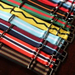 Watch Strap In Black And Light Blue Zig-Zag -Clothing Store square2 558d04ef 9065 4d8f 8f30 1f2f9a197004