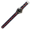 Watch Strap In Navy And Red Zig Zag -Clothing Store zigzagcorrectedwatch 28e881a5 2632 4c6e b7b3 f1e3aed51a91